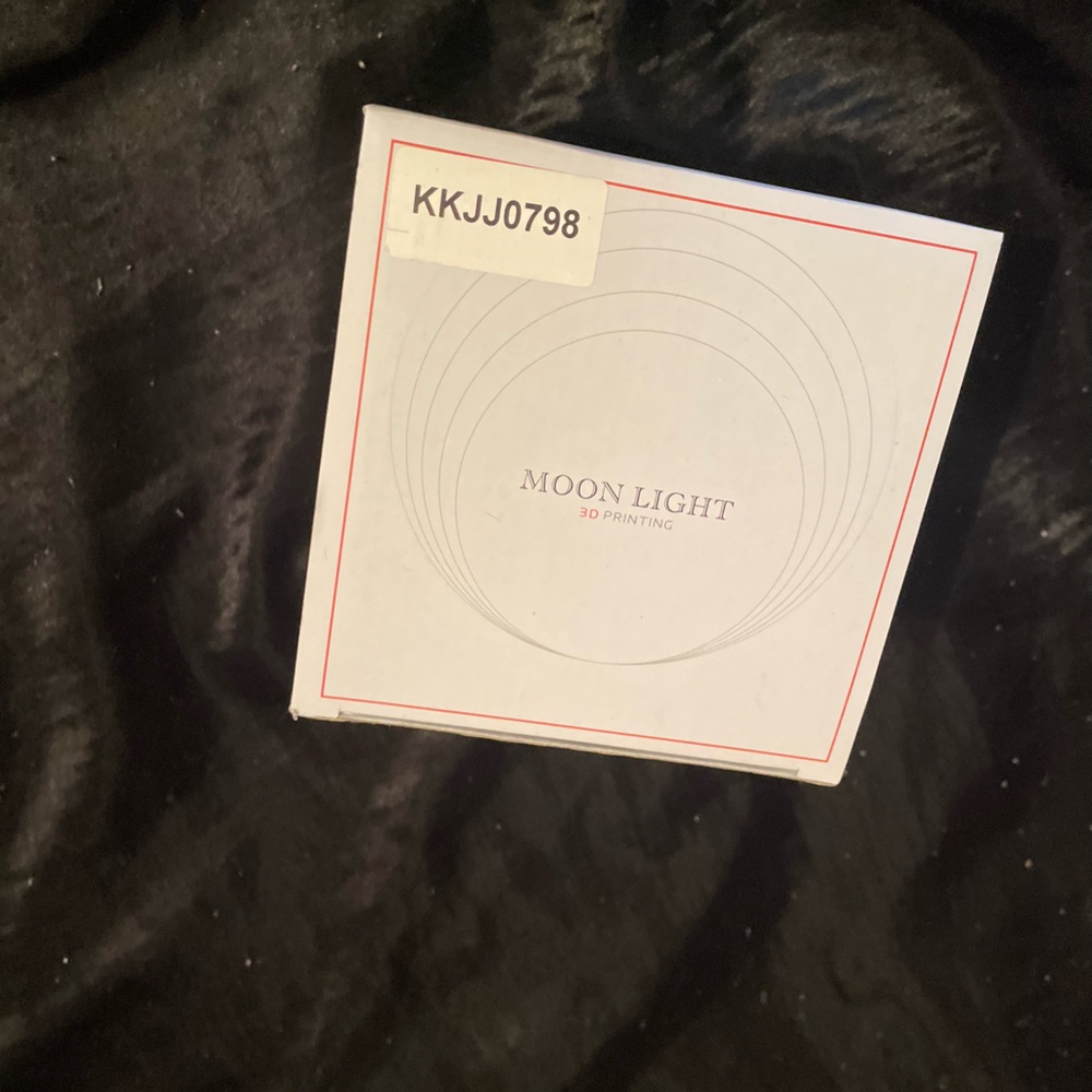 Moon Light 3D Printing Lamp - White